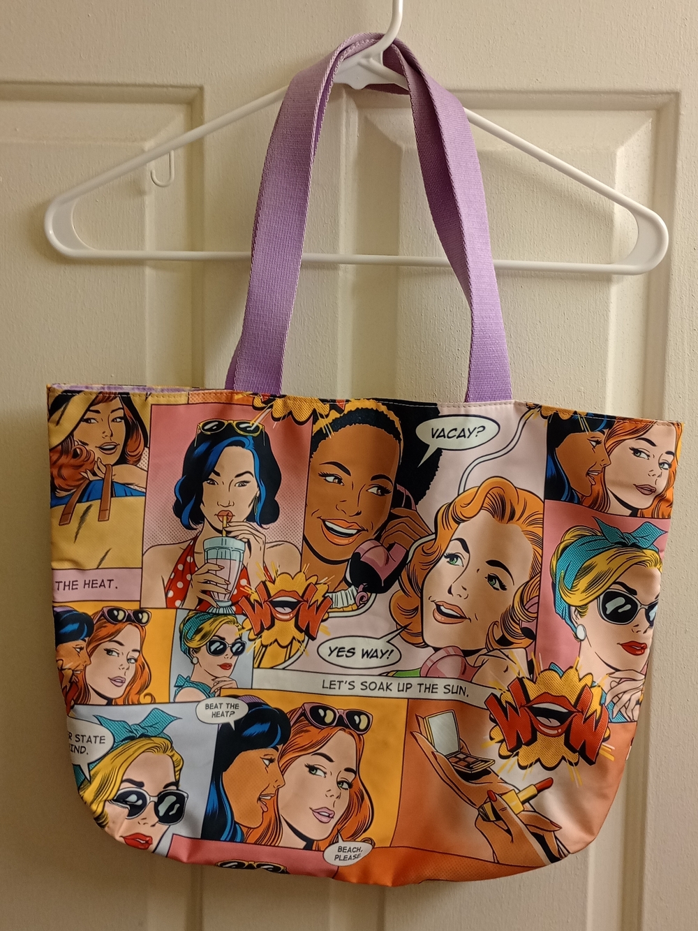 Estee Lauder Pop Art Comic Strip Tote Beach Bag